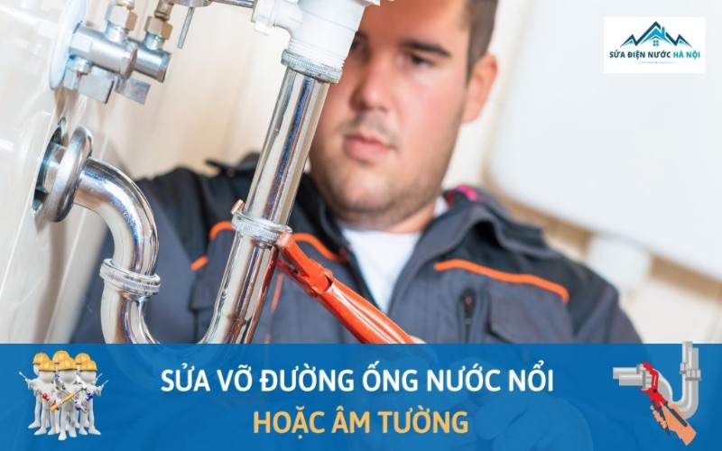 Cách xửa lý ống nước bị vỡ tại nhà