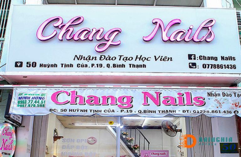 Dịch vụ làm biển hiệu Nail tại Cần Thơ