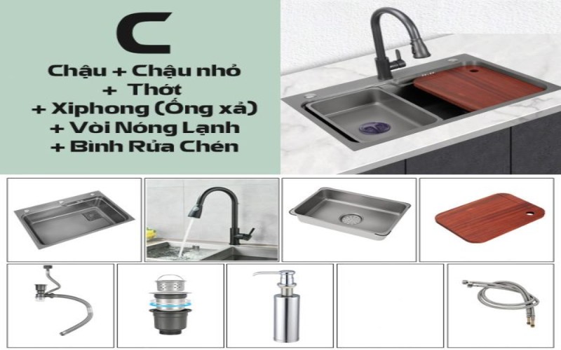 Dịch vụ lắp đặt chậu rửa bát tại Cần Thơ