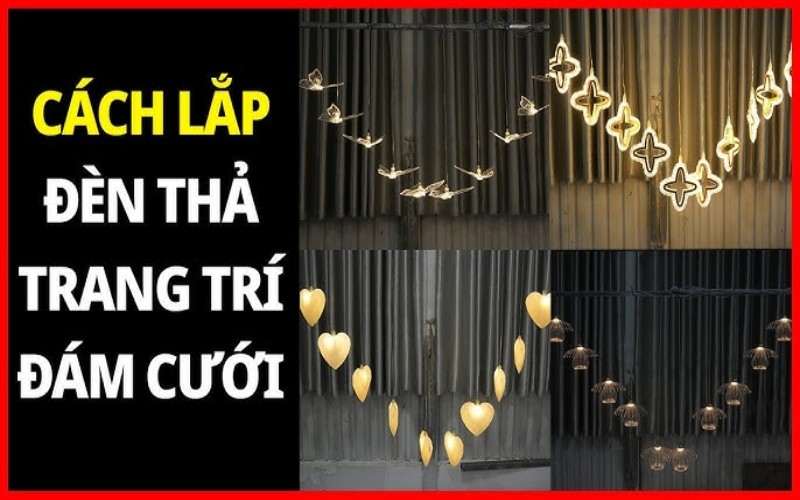 Dịch vụ lắp đặt đèn trang trí tiệc tại Cần Thơ