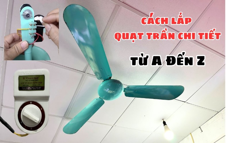 Dịch vụ lắp đặt quạt trần tại Cần Thơ