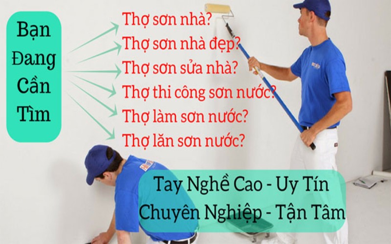 Thợ sơn nước chuyên nghiệp tại Cần Thơ